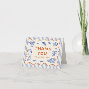 Lemon Italian Baby Shower Thank You Card