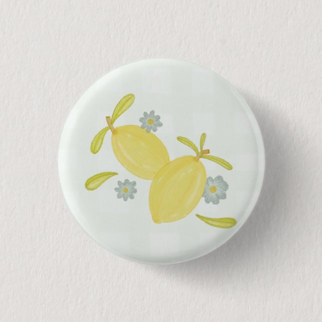 Lemon Juice 3 Cm Round Badge (Front)