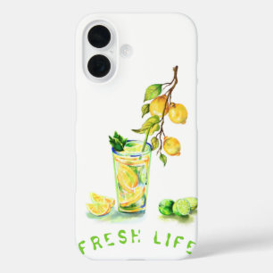 Lemon Juice Cool Drink Lemonade Funny iPhone Case