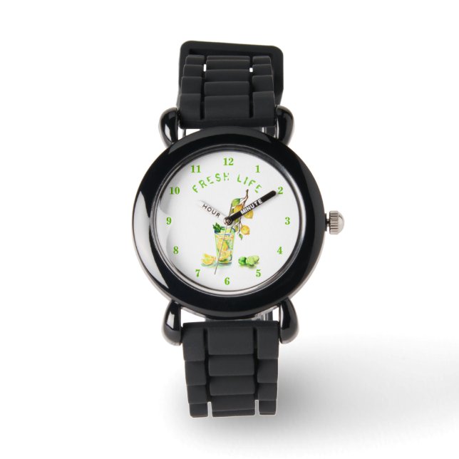 Lemon Juice Cool Drink Lemonade Watch (Front)