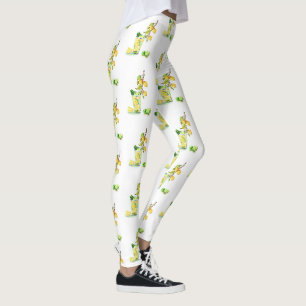 Lemon Juice Cool Drink Summer Party Leggings