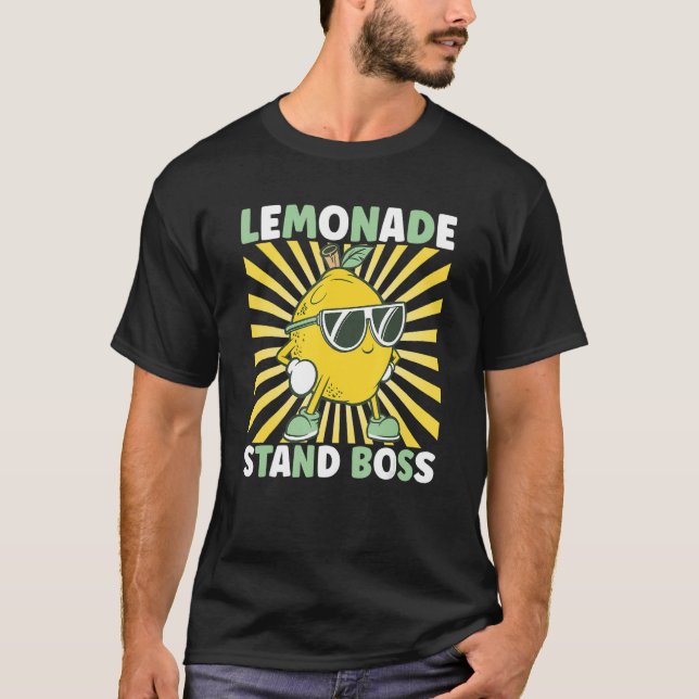 Lemon Juice Lemonade Stand Boss T-Shirt (Front)