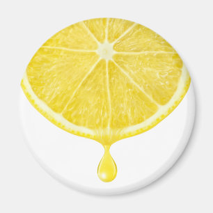 Lemon juice magnet