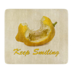 Lemon - Keep Smiling Cutting Board