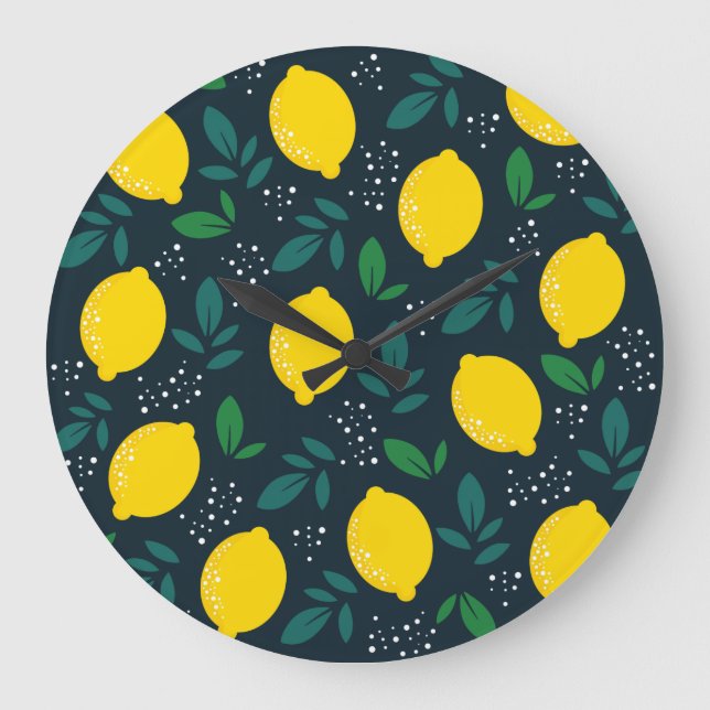 Lemon Large Clock (Front)