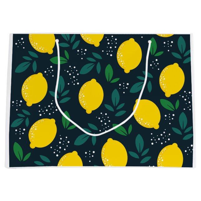 Lemon Large Gift Bag (Front)
