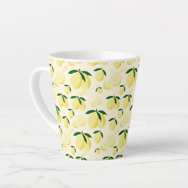 Lemon Latte Mug (Left Angle)