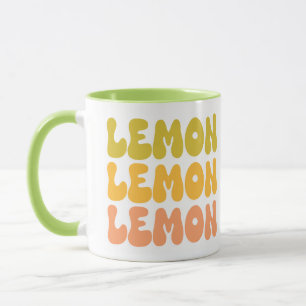 Lemon Lemon Lemon Retro Mug