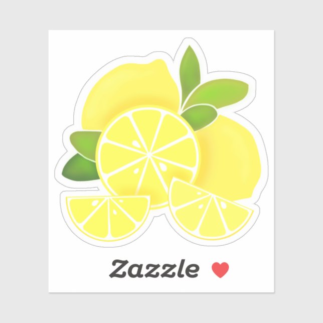 Lemon lemons lemon slices tropical yellow fruit  (Sheet)