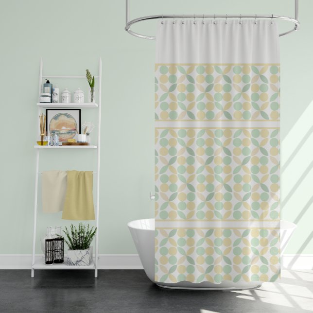 Lemon/Lime Citrus Retro  Shower Curtain (Creator Uploaded)