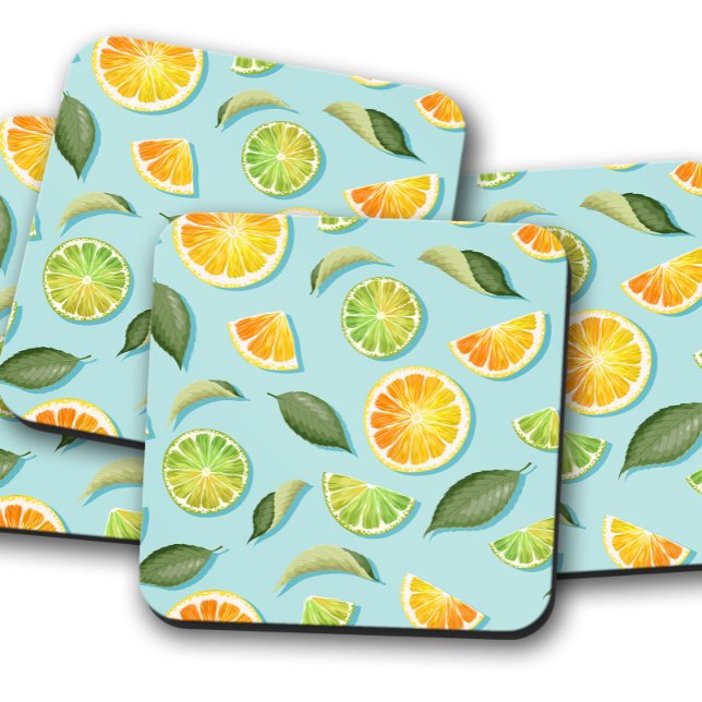 Lemon-Lime Fruit Coaster | Fruit Coaster Set (Creator Uploaded)