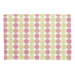 Lemon Lime Grapefruit Orange Citrus Fruit Slices Pillowcase
