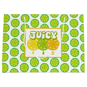 Lemon Lime Orange Fruit Gift Bag