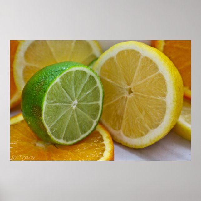 Lemon, Lime & Orange Poster (Front)