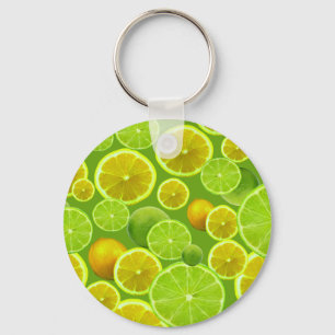 Lemon & Limes Key Ring
