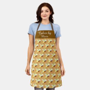 Lemon Loaf Cake Bread With Icing Apron