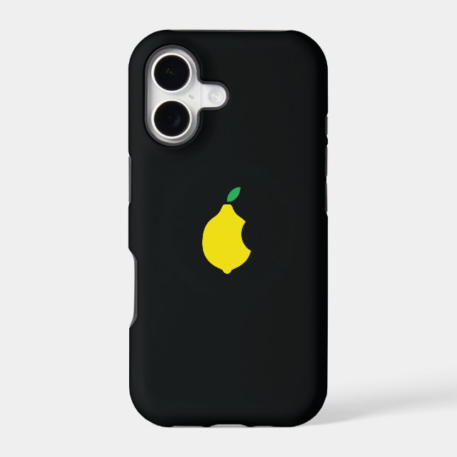 Lemon logo Custom iPhone 5 Case (Back)