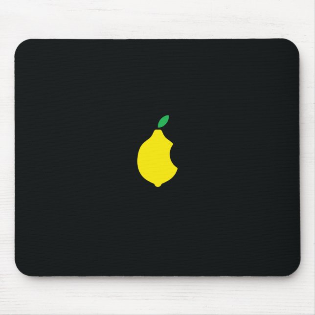 lemon logo mousepad (Front)