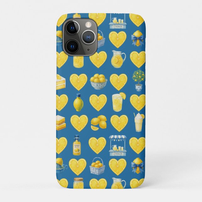 Lemon Love Pattern Case-Mate iPhone Case (Back)