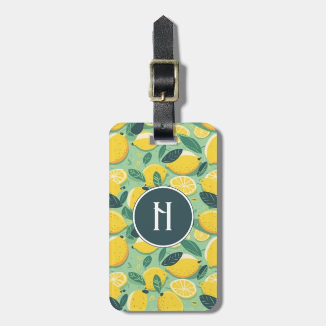 Lemon Luggage Tag (Front Vertical)
