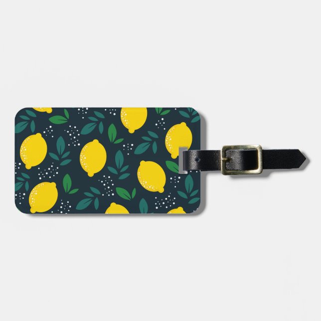 Lemon Luggage Tag (Front Horizontal)