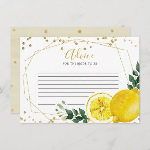 Lemon Main Squeeze Advice Card