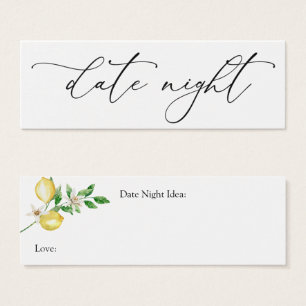 Lemon Main Squeeze Date Night Idea Card