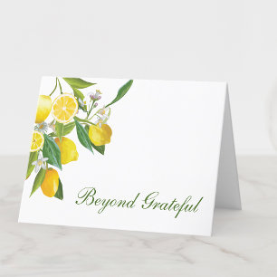 Lemon Main Squeeze Thank You Cards