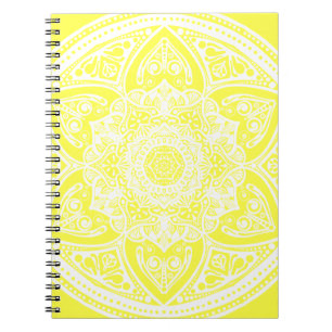 Lemon Mandala Notebook