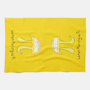 Lemon Meringue Pi Cute Math Kitchen Towel