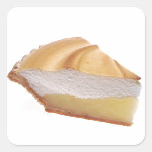 Lemon Meringue Pie Square Sticker