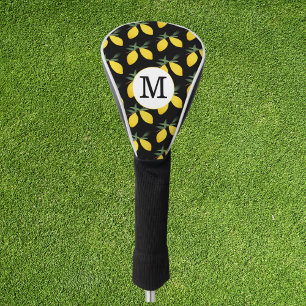 Lemon Monogram Golf Head Cover