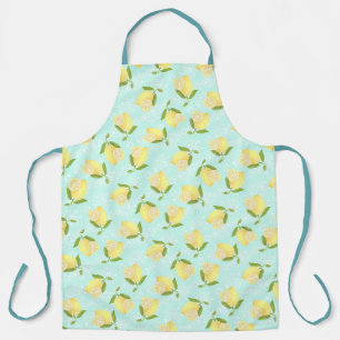 Lemon Motif Love Blue Apron