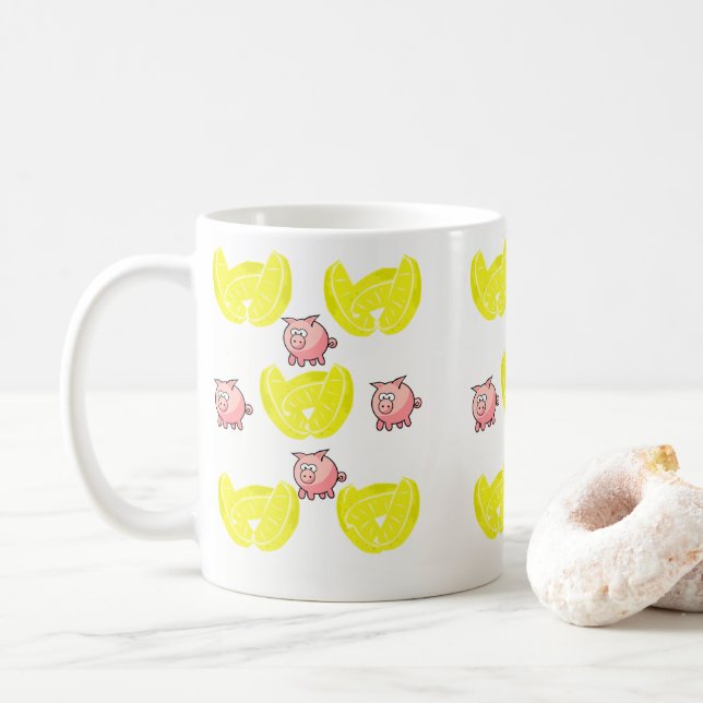 Lemon Mug (With Donut)