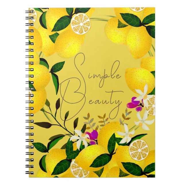 Lemon Mustard Notebook (Front)