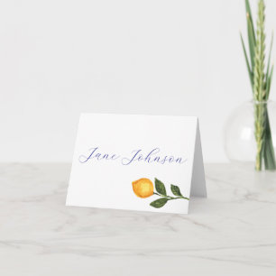 Lemon Name Place Card