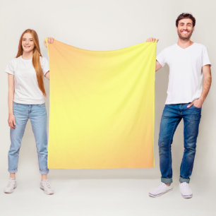 Lemon Orange Texture Colour, Med Fleece Blanket