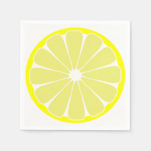 Lemon Paper Party Napkins
