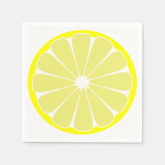 Lemon Paper Party Napkins
