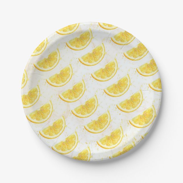 Lemon Paper Plate (Front)