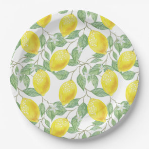 Lemon Paper Plate