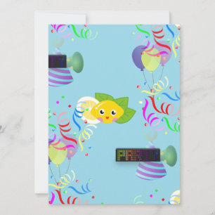 lemon party invitation