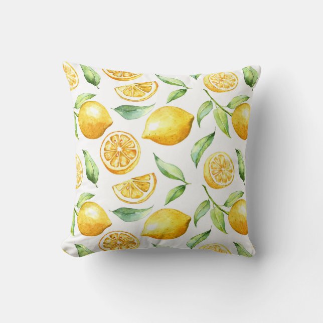 Lemon Passion Design Pillow (Front)
