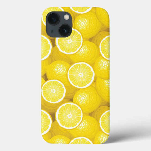Lemon Pattern 2 Case-Mate iPhone Case (Back)