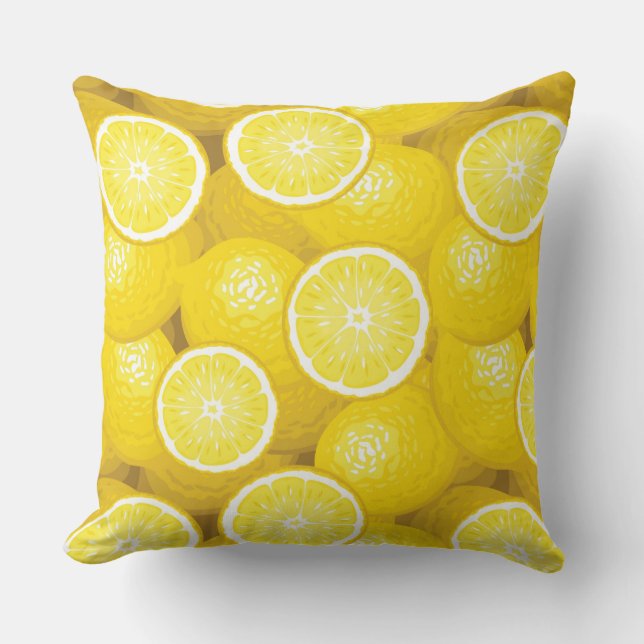 Lemon Pattern 2 Cushion (Front)