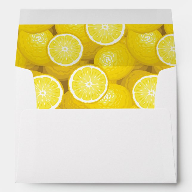 Lemon Pattern 2 Envelopes (Back (Bottom))