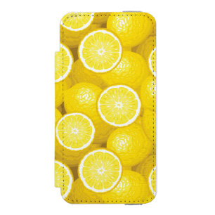 Lemon Pattern 2 Incipio Watson™ iPhone 5 Wallet Case