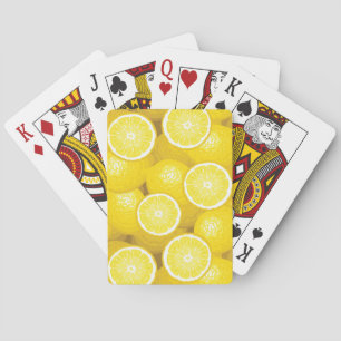 Lemon Pattern 2 Playing Cards