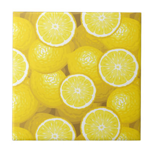 Lemon Pattern 2 Tile