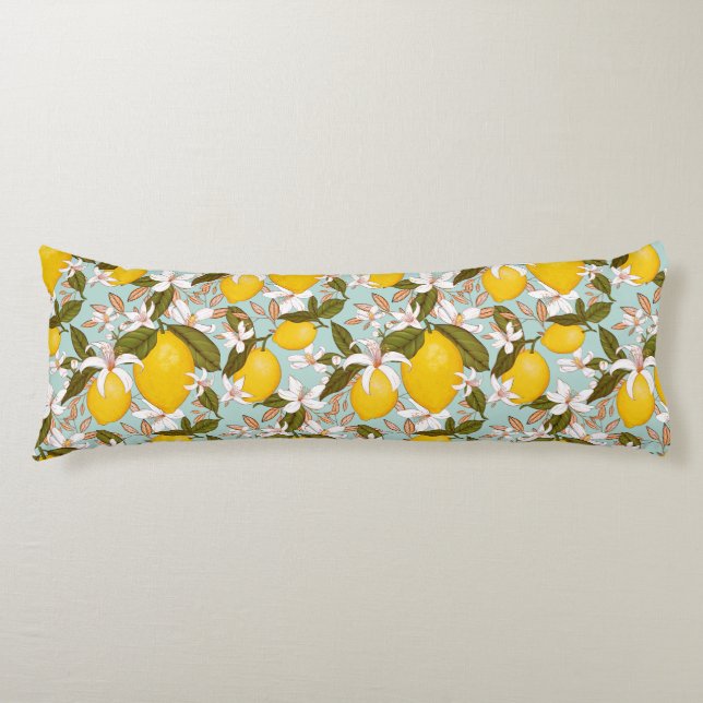 Lemon Pattern Body Cushion (Front)